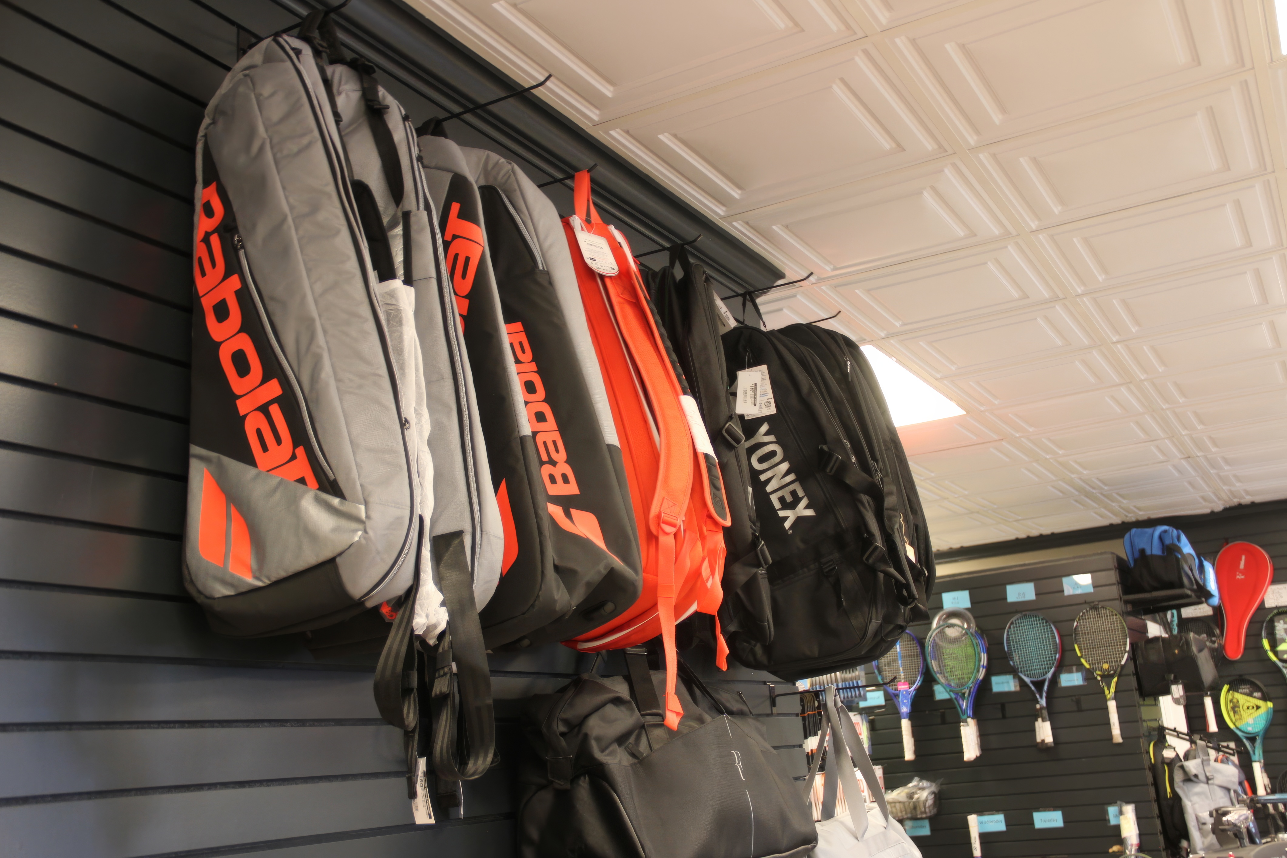 Tennis accessories and bags at Forever Tennis